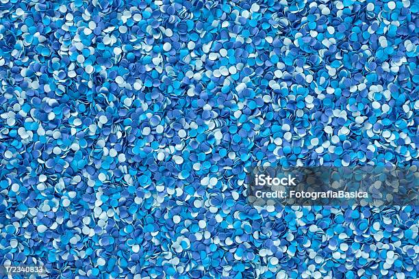 Foto de Papel Azul Perfuradas Pontos e mais fotos de stock de Confete - Confete, Azul, Texturizado - Descrição Geral