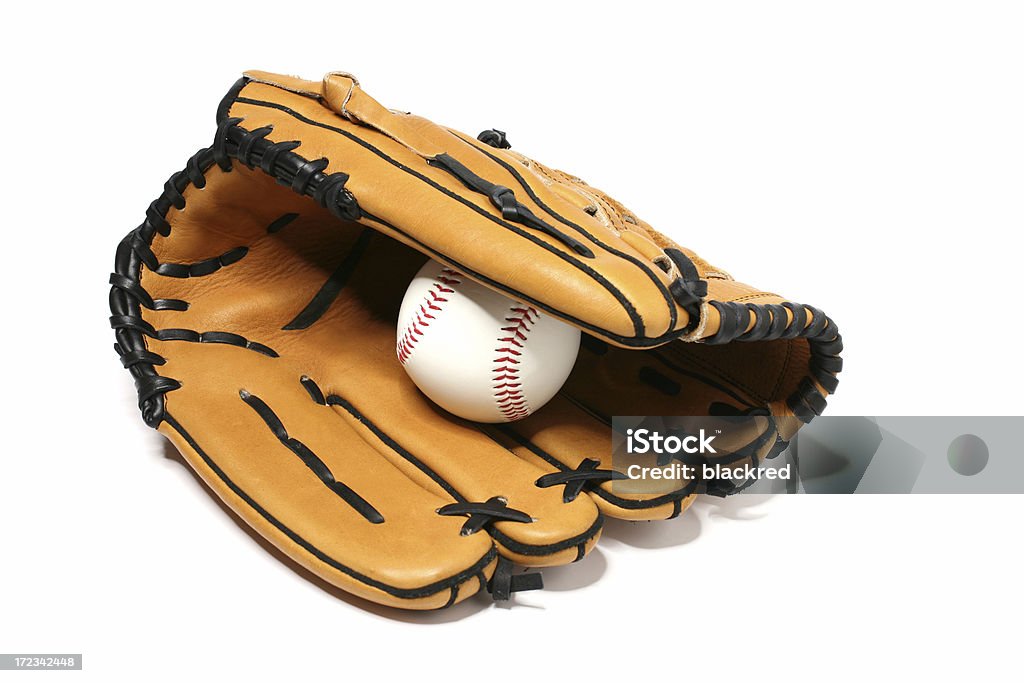 Baseball Fun "A baseball in the baseball glove, on isolated white background.Similar images -" Baseball Glove Stock Photo