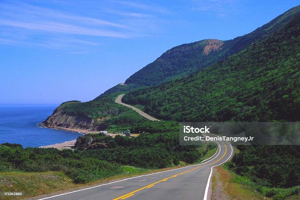 Cabot Trail, Nova Scotia - Foto stock royalty-free di Cabot Trail