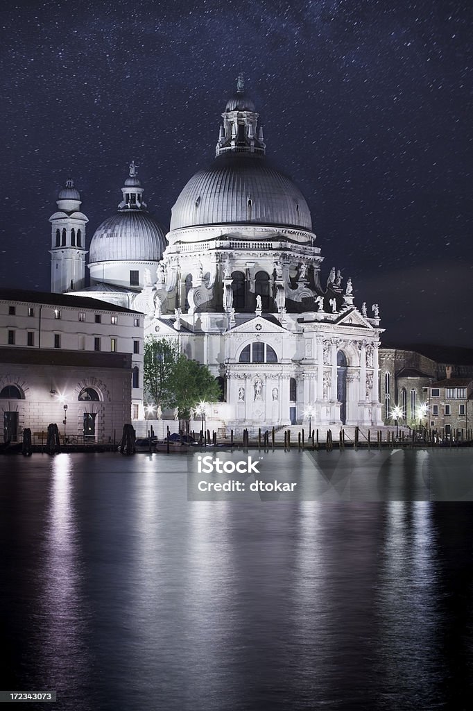 Венеции в ночь - Стоковые фото Архитектура роялти-фри