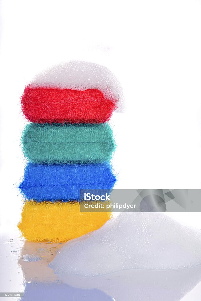 Colorido Esponjas Abrasivas - Foto de stock de Esponja de baño libre de derechos