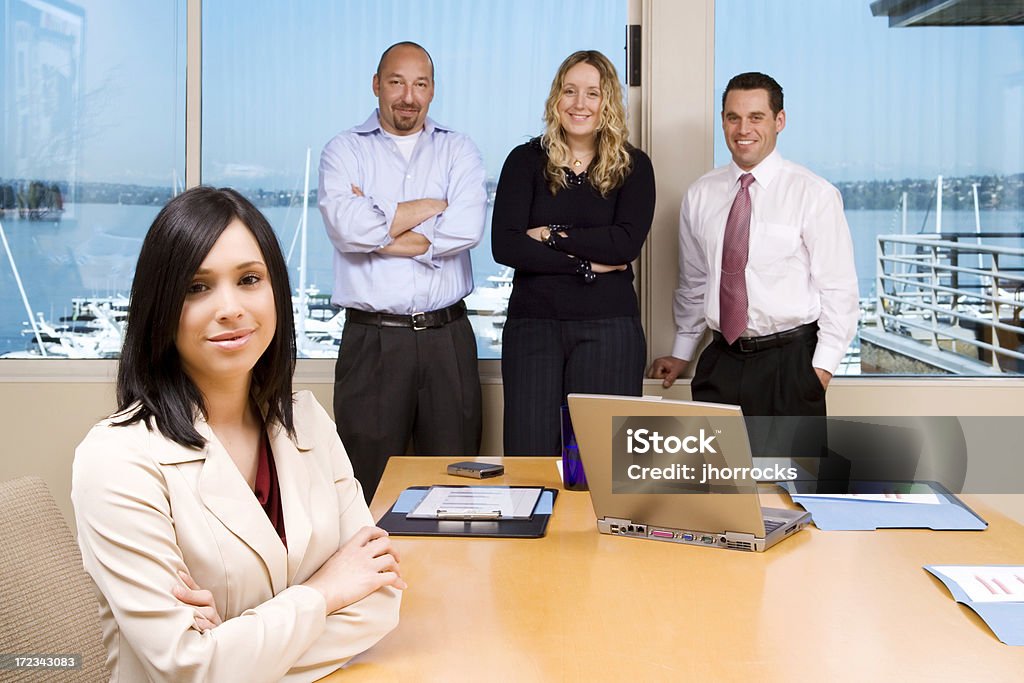 Team fiducioso Business - Foto stock royalty-free di 25-29 anni
