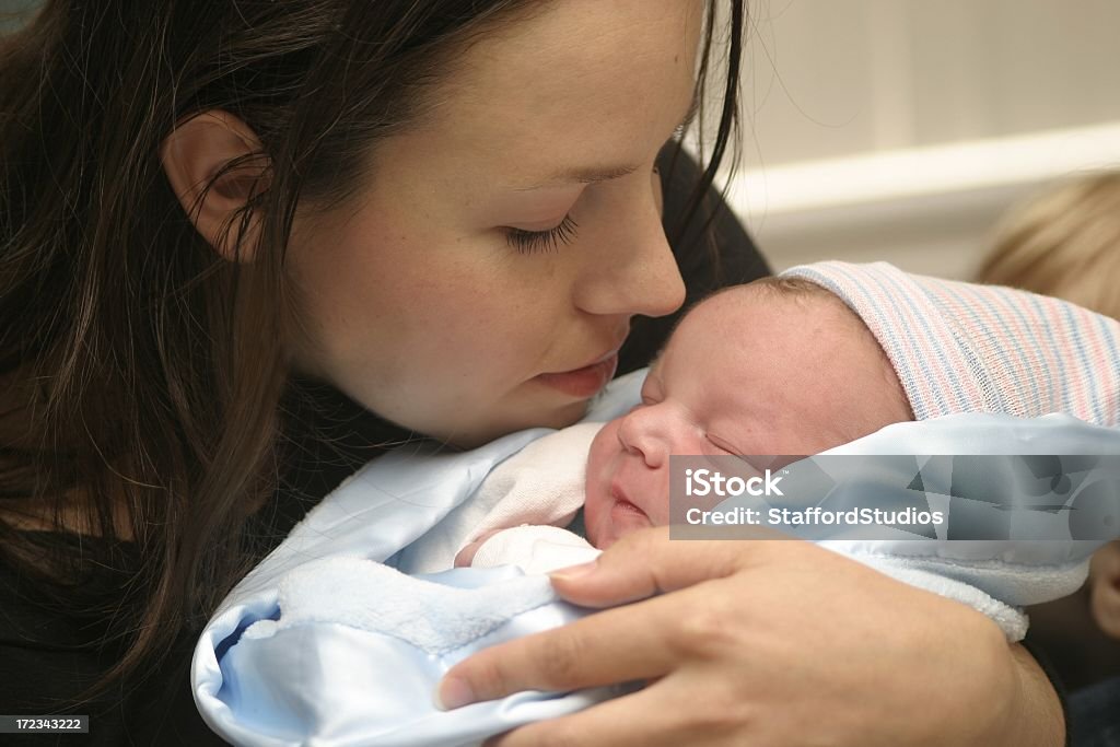 Mãe e bebé - Royalty-free 0-11 Meses Foto de stock