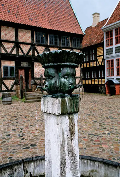 "The old town National Open Air Museum of Urban History and Culture, Aarhus, Denmark"