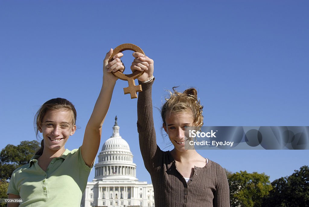 Frauen vereinen - Lizenzfrei Amerikanischer Kongress Stock-Foto