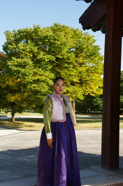 istock Korean female in Hanbok 172343652