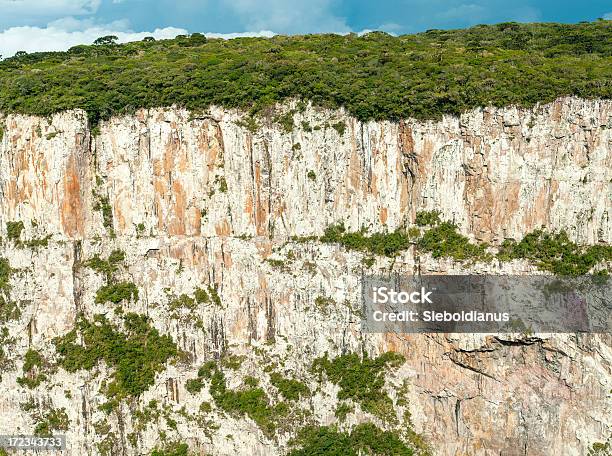 800m High Solid Rock Wall In Itaimbezinho Canyon Brazil Stock Photo - Download Image Now