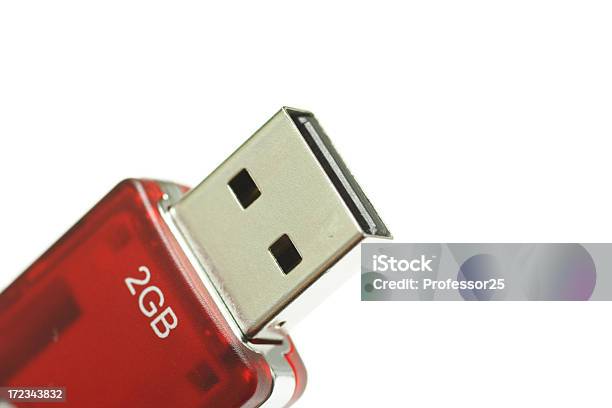 Photo libre de droit de Clé Usb banque d'images et plus d'images libres de droit de Clé USB de mémoire flash - Clé USB de mémoire flash, Câble USB, Blanc