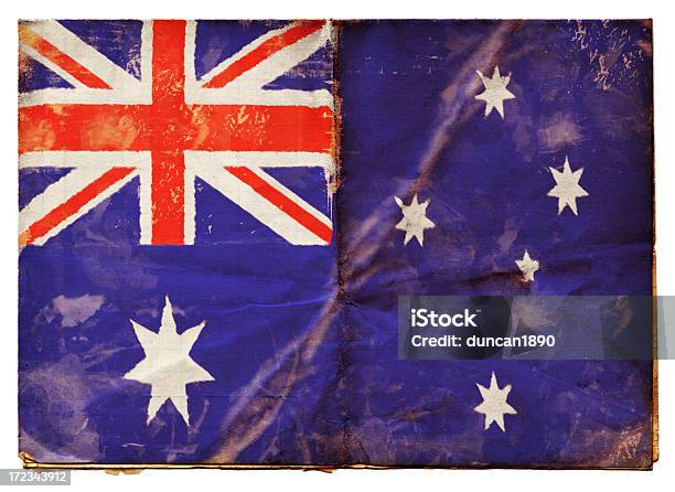 Australian Flag Stock Photo - Download Image Now - Antique, Australasia, Australia