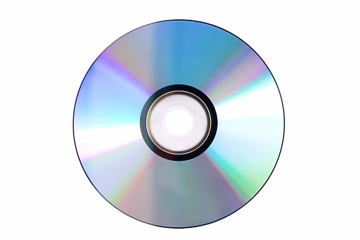 DVD player with cd disk isolated