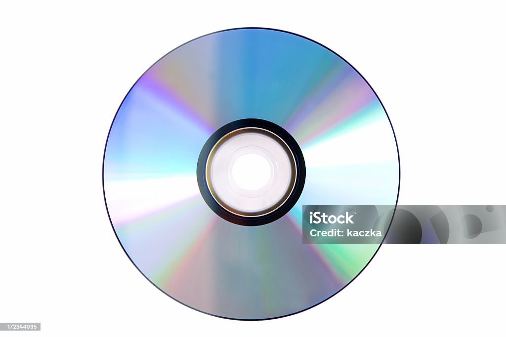 Blank DVD isolated against white background Checkout my lightboxes: Compact Disc Stock Photo