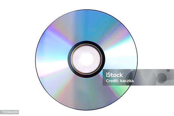 Blank Dvd Isolated Against White Background Stock Photo - Download Image Now - Compact Disc, DVD, Disk