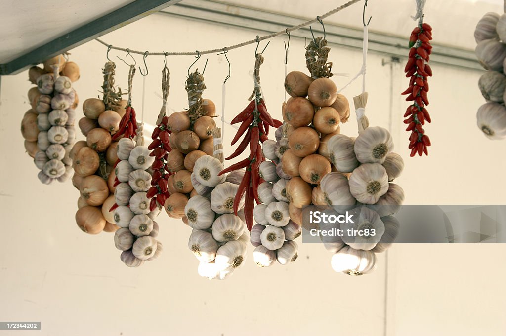 마늘, 양파, 후추 - 로열티 프리 0명 스톡 사진