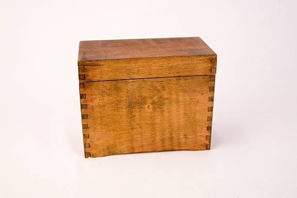 istock antique dovetail recipe box 172345058