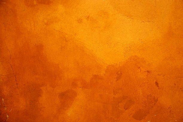 florentin orange - stucco wall textured textured effect photos et images de collection