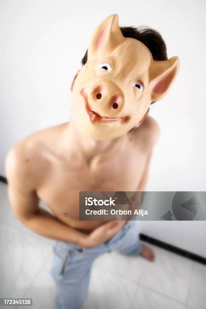 Dont Call Me A Pig Stock Photo - Download Image Now - Active Lifestyle, Adult, Anaerobic Exercise