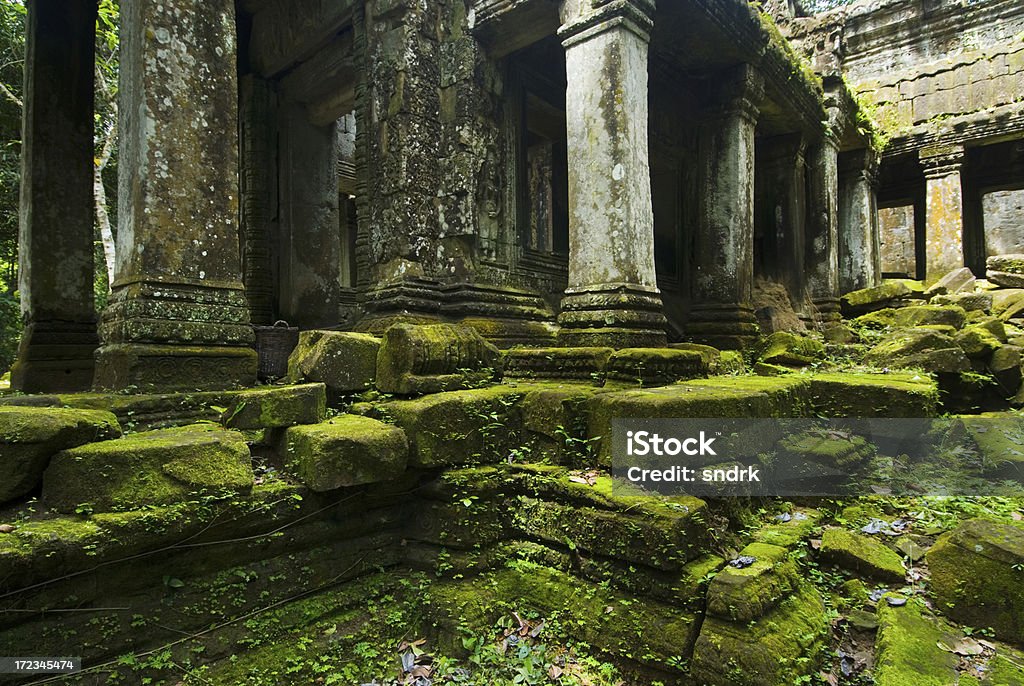 Angkor Wat-Phreah Khan piedras - Foto de stock de Angkor Wat libre de derechos