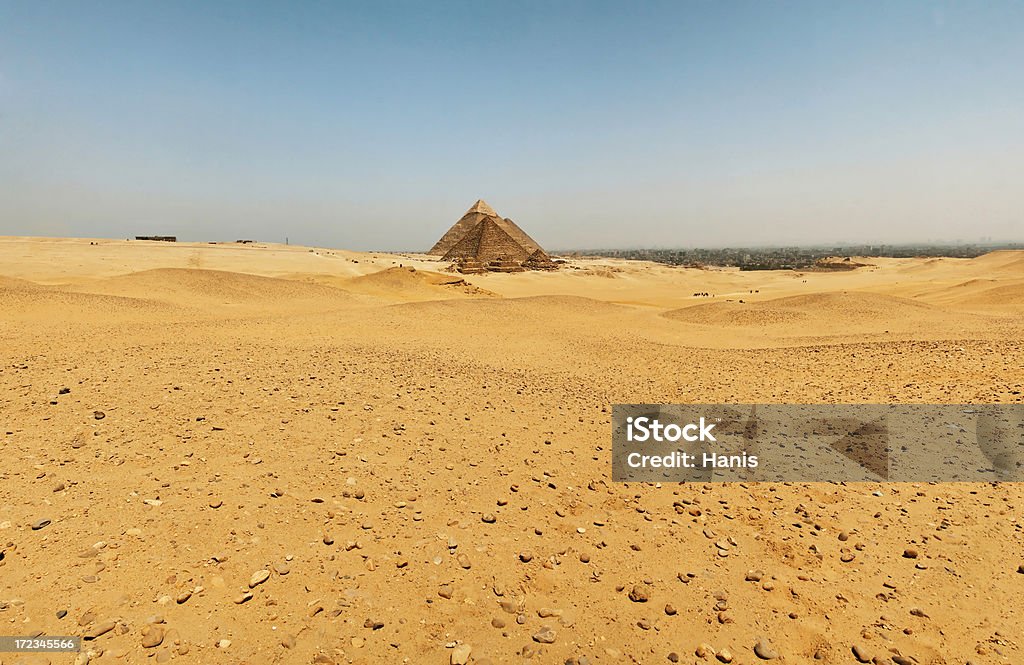 Distanziert Pyramiden - Lizenzfrei Landschaftspanorama Stock-Foto