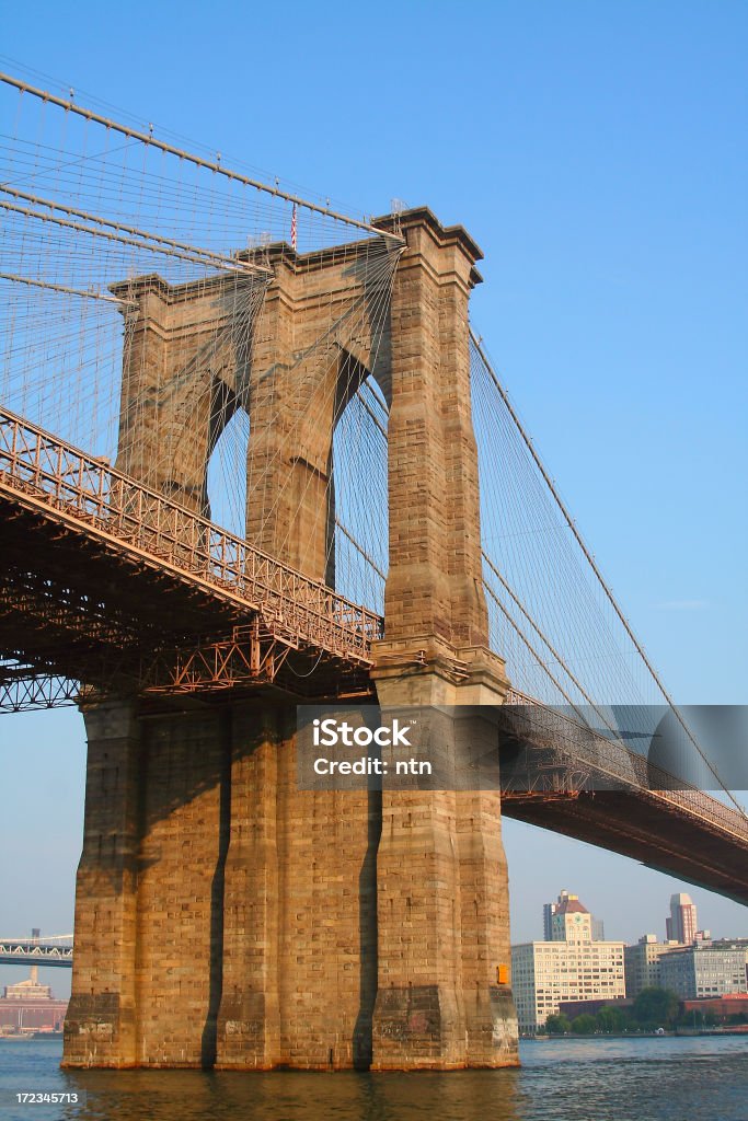 Ponte de Brooklyn, Nova Iorque - Royalty-free Ao Ar Livre Foto de stock