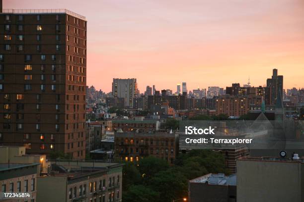 Manhattan Panorama W Zmierzchu - zdjęcia stockowe i więcej obrazów Harlem - Harlem, Nowy Jork, Panorama miasta