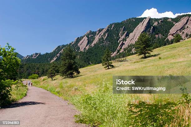 Flatiron Pieszych - zdjęcia stockowe i więcej obrazów Boulder - Boulder, Stan Kolorado, Pogórze
