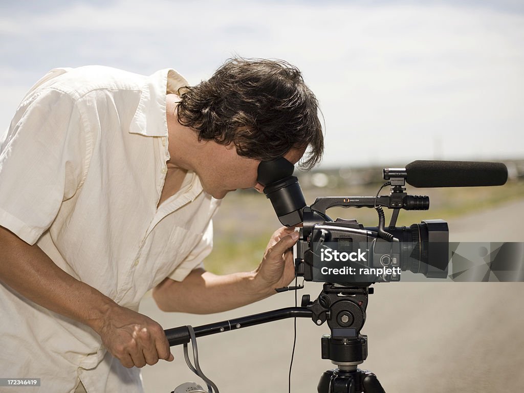 Video professionale - Foto stock royalty-free di Profilo - Vista laterale