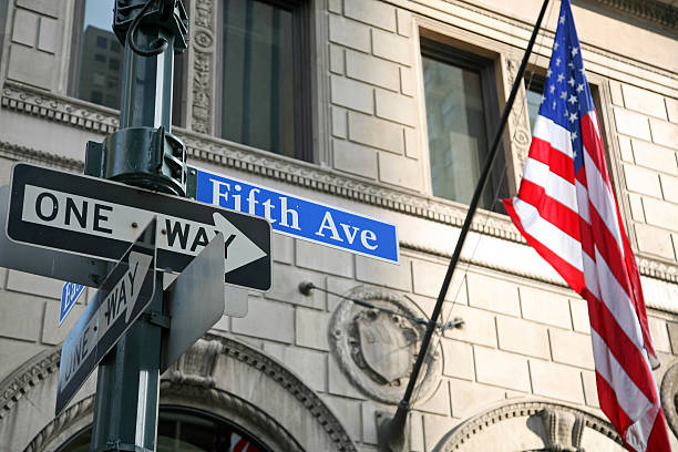istock Sign Post On Fifth Avenue 172346665