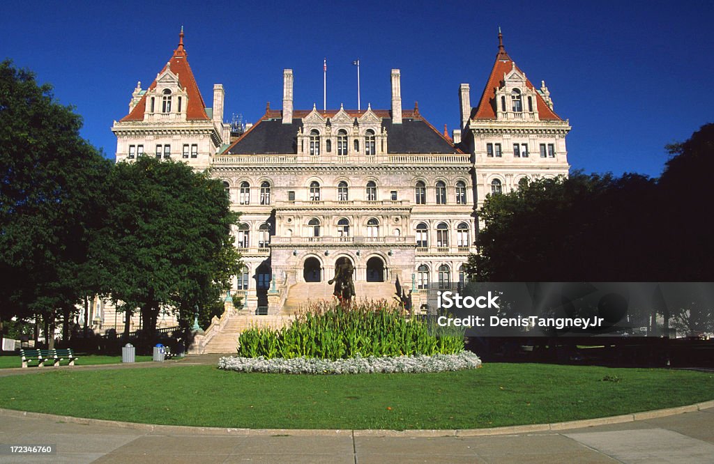 Capitolio de Nueva York - Foto de stock de Albany - Estado de Nueva York libre de derechos