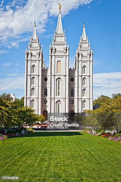 Photo libre de droit de De Salt Lake City Église De Jésuschrist Dans Lutah Étatsunis banque d'images et plus d'images libres de droit de Arbre