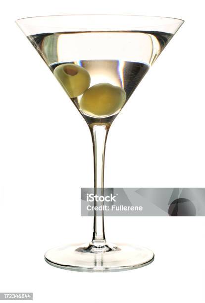 Photo libre de droit de Martini Sur Blanc banque d'images et plus d'images libres de droit de Fond blanc - Fond blanc, Vermouth, Alcool