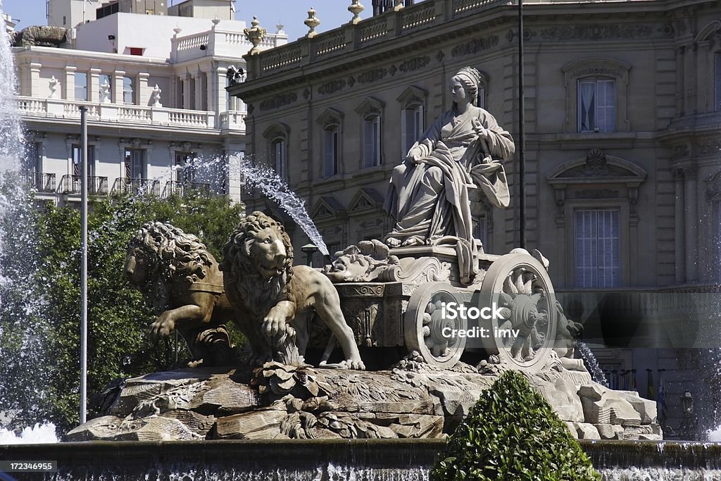 statue de la Cibeles, à Madrid, Espagne - Photo de Fontaine de la Cibeles libre de droits