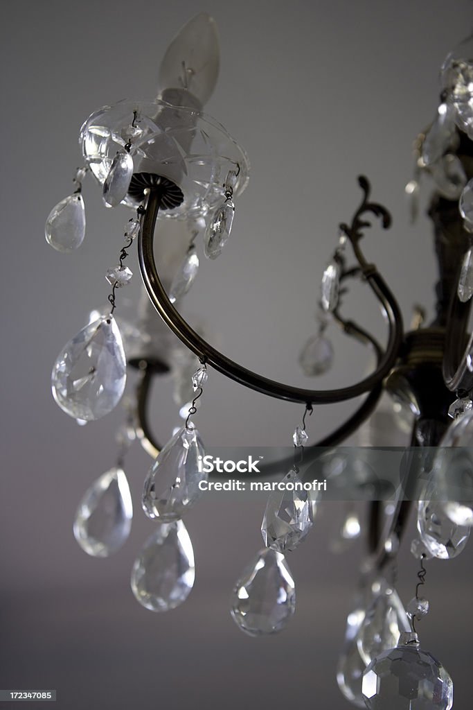 chandelier de cristal - Foto de stock de Antiguo libre de derechos