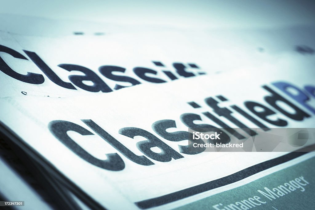 Classificate Post - Foto stock royalty-free di Annuncio economico