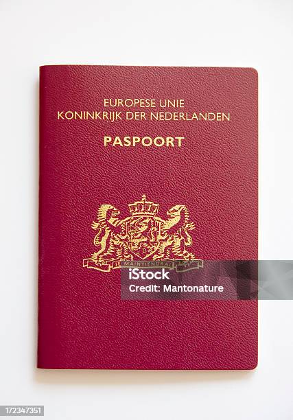 Photo libre de droit de Passeport Isolé Sur Blanc banque d'images et plus d'images libres de droit de Passeport - Passeport, Pays-Bas, Culture néerlandaise