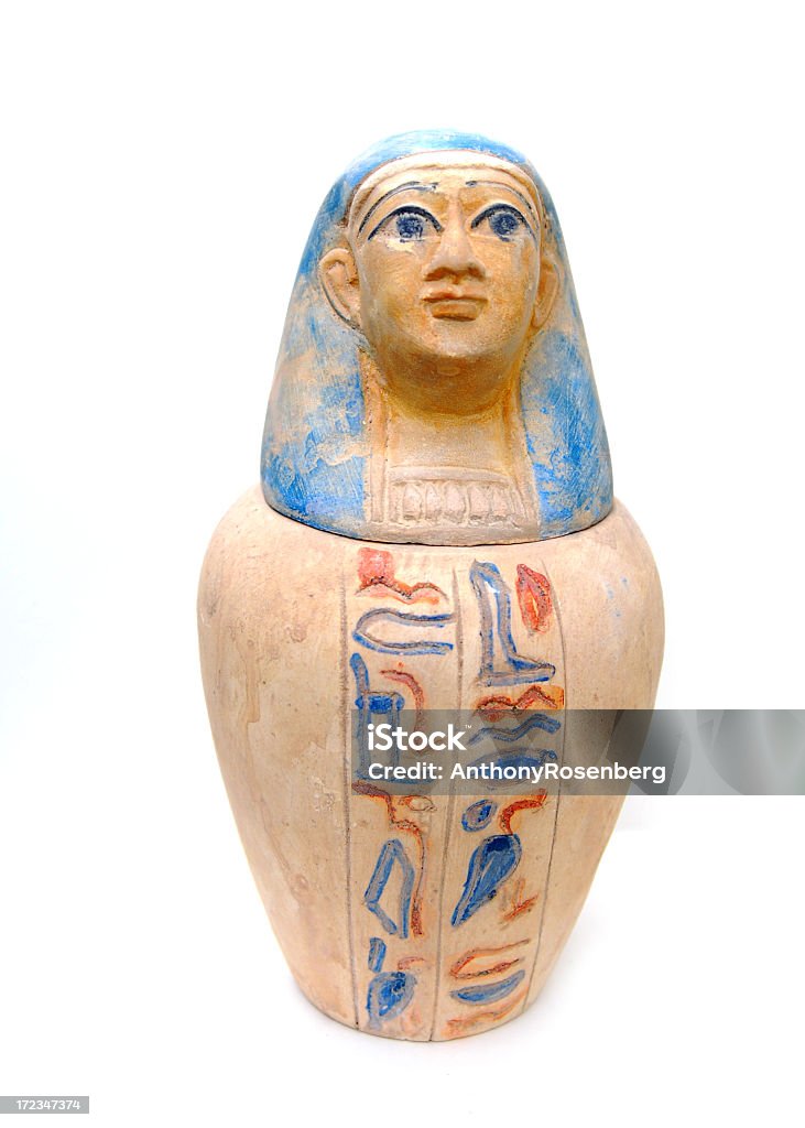 King Tut canopic Pot - Photo de Culture égyptienne libre de droits