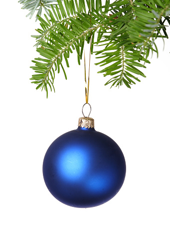 Christmas ball hanging