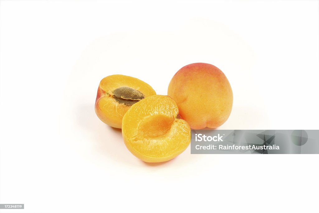 apricots Apricots whole and halves Apricot Stock Photo