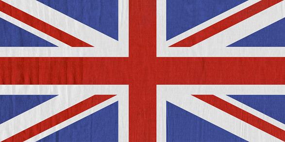 british flag texture as background