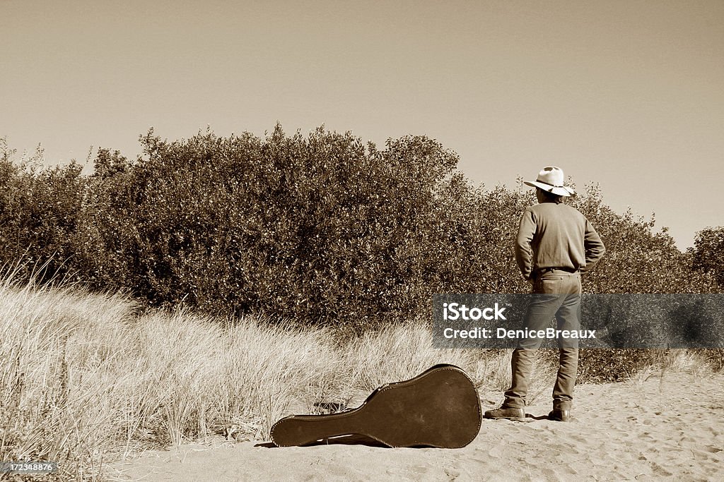 Cowboy Musicien - Photo de Country music libre de droits