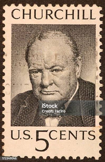 Churchill Znaczek Pocztowy - zdjęcia stockowe i więcej obrazów Winston Churchill - Prime Minister - Winston Churchill - Prime Minister, Anglia, Bliskie zbliżenie
