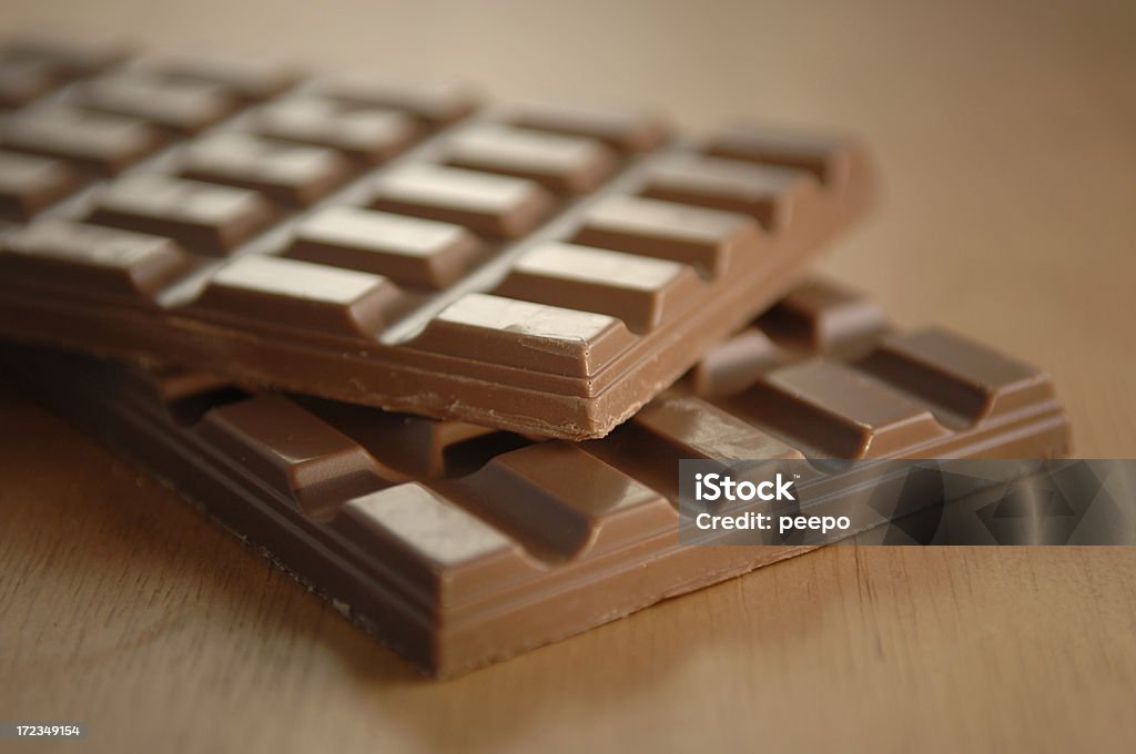 チョコレートシリーズ - ミルクチョコレートのロイヤリティフリーストックフォト