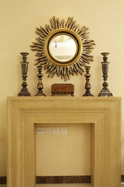 istock Luxury Living Room with Mantelpiece 172349156