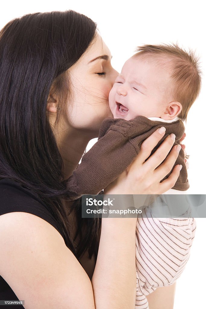 Embrasser bébé - Photo de Adulte libre de droits