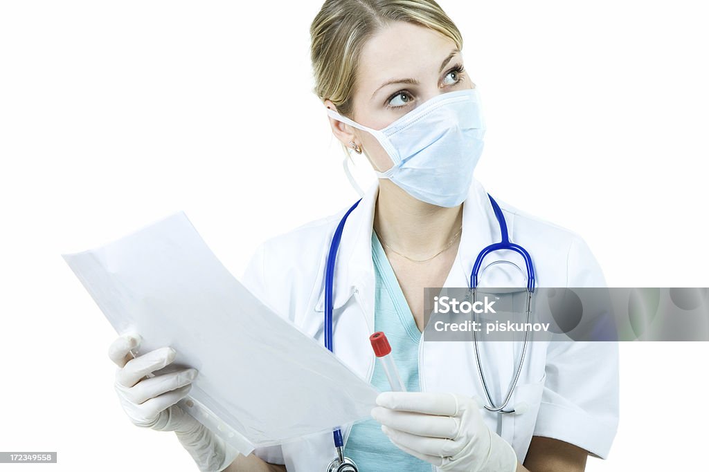 Medico prescrizione di scrittura - Foto stock royalty-free di Accudire