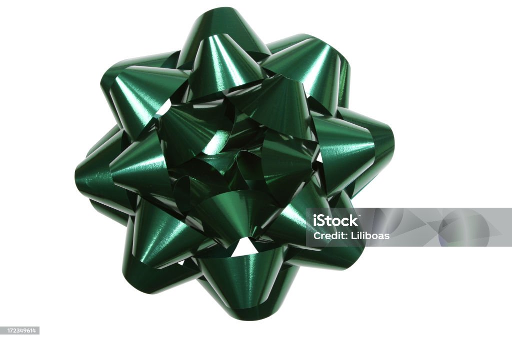 Christmas Bow (CLIPPING PATH) Green Christmas Bow with a clipping path for your conveninece.Some others you may also like: Celebration Event Stock Photo