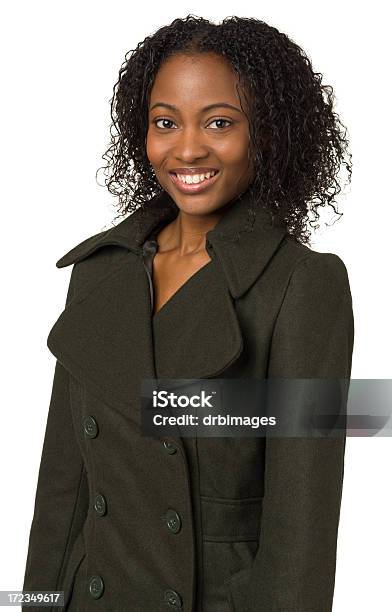 Sorridente Giovane Donna In Vitaup Ritratto - Fotografie stock e altre immagini di 20-24 anni - 20-24 anni, 25-29 anni, Abbigliamento casual