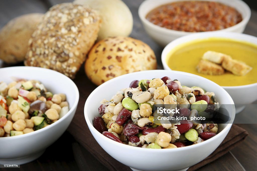 Saladas e sopas - Foto de stock de Abóbora royalty-free