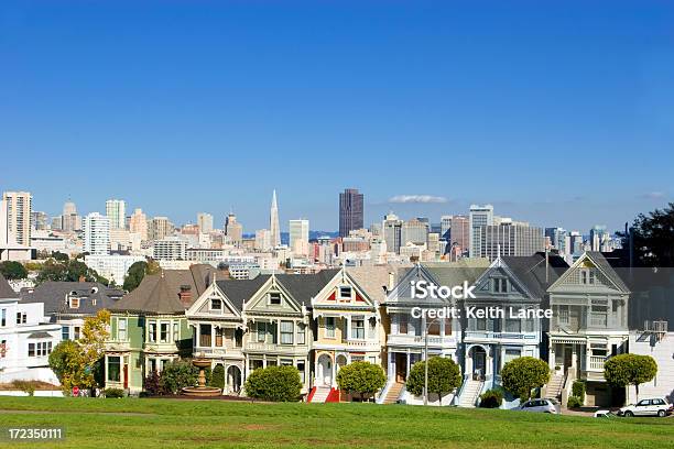 Painted Ladies Of San Francisco Stock Photo - Download Image Now - Residential Building, Victorian Style, Architecture