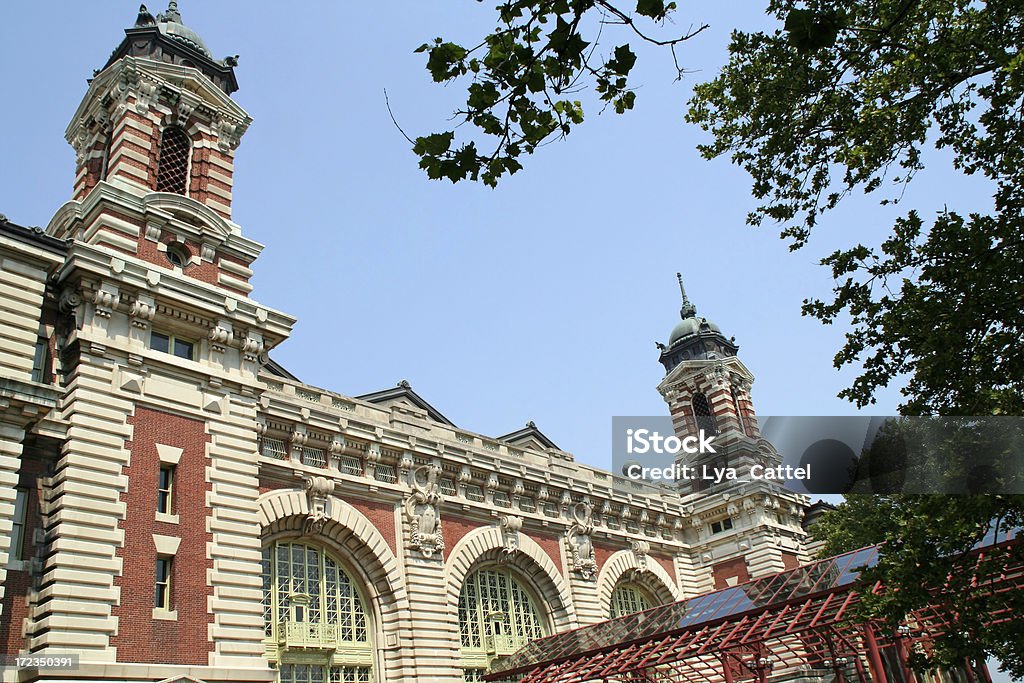 Ellis Island-Nova York # 2 - Foto de stock de Arquitetura royalty-free