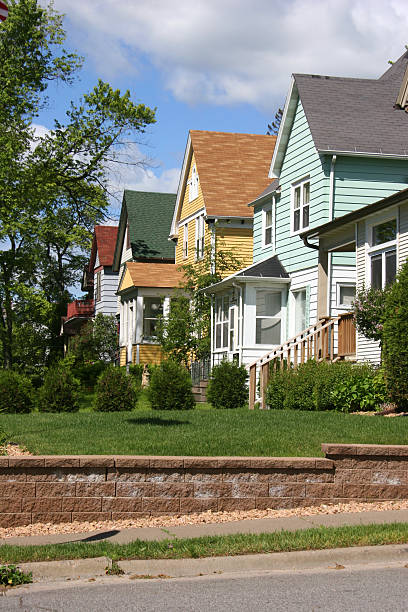 istock A row of elegant homes in Duluth, MN 172350475